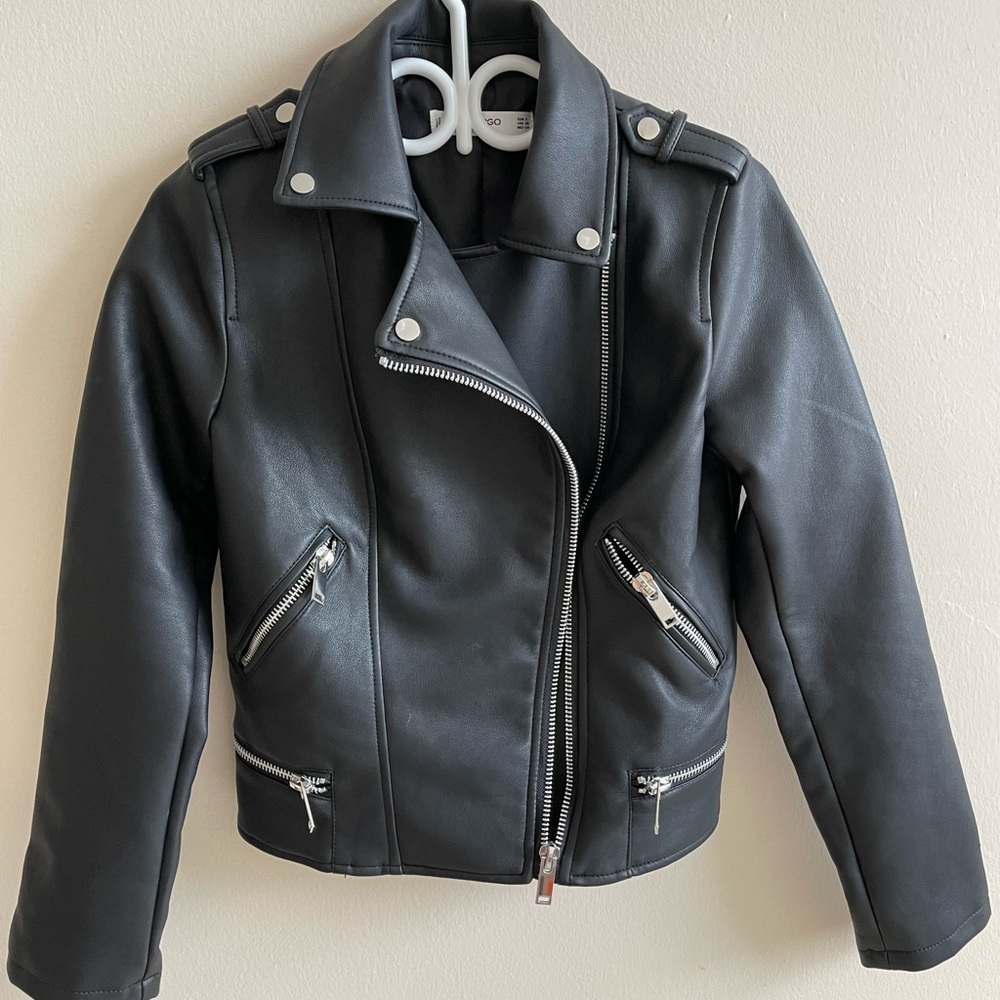 Mango leather jacket